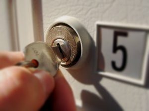 A Key and a Door Lock